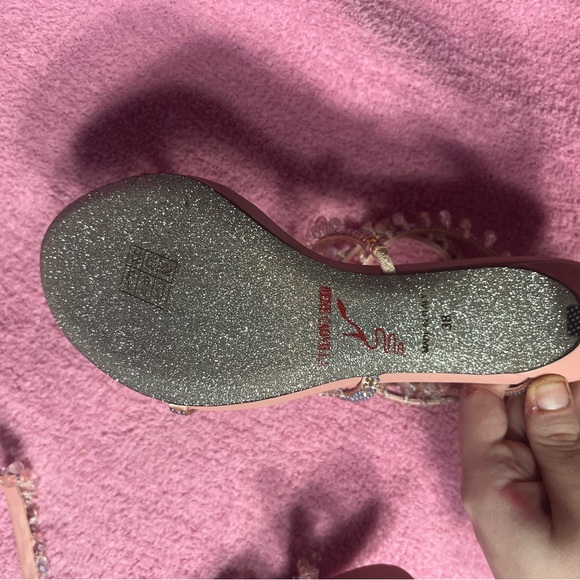 Rene Caovilla wrap around chandelier heels size 38 - Picture 3 of 4